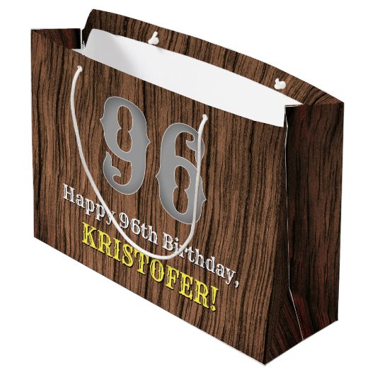 96e verjaardag: Western geïnspireerde kijk in het Groot Cadeauzakje (Achterkant Gekanteld)