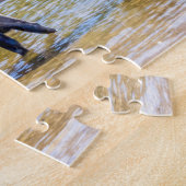 9715 - Wilde Mustangs in de rivier Legpuzzel (Zijkant)