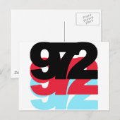 972 Netnummer Briefkaart (Voorkant / Achterkant)