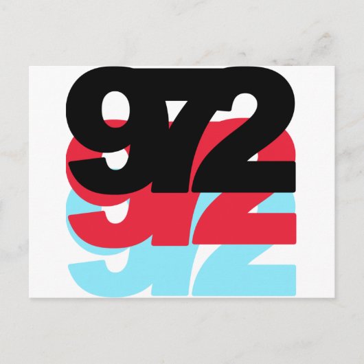 972 Netnummer Briefkaart (Voorkant)