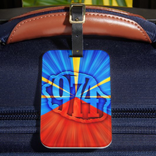 974 Île de la Réunion Bagagelabel (Voorkant Insitu 2)