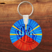 974 Ile de la Reunion Signature Maveli R zoom1 Sleutelhanger (Voorkant)