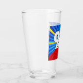 974 Ile de la Réunion - Vlag van Réunion Glas (Rechts)