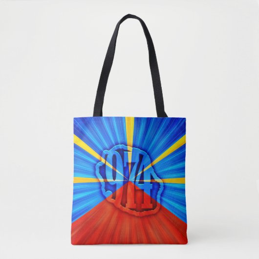 974 Ile de la Réunion - Vlag van Réunion Tote Bag (Voorkant)