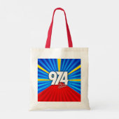 974 Ile de la Réunion - Vlag van Réunion Tote Bag (Achterkant)