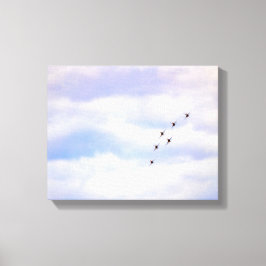 9773 gevechtsvliegtuigen canvas afdruk