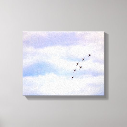 9773 gevechtsvliegtuigen canvas afdruk (Voorkant)