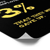 97% die ontslag neemt, werkt volgens de 3% quote poster (Hoek)