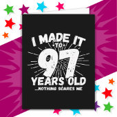 97 Jaar Oud Sarcastisch Meme Grappige 97e Verjaard Kaart