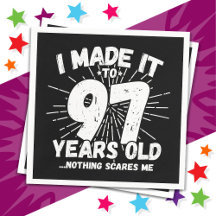 97 Jaar Oud Sarcastisch Meme Grappige 97e Verjaard