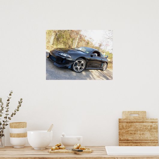 97 Mitsubishi Eclipse Poster (Keuken)