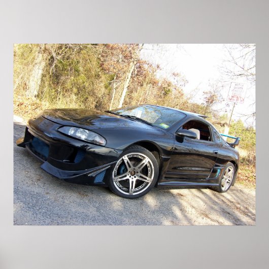 97 Mitsubishi Eclipse Poster (Voorkant)