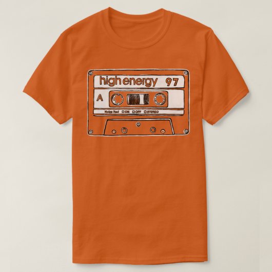 97 Retro Verjaardag Mix Tape 1997 T-shirt (Design voorkant)