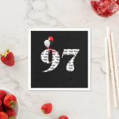 97e Birthday party ballonnen Servet (Insitu)