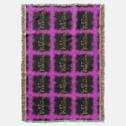 97e verjaardag deken (Voorkant Verticaal)