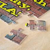 97e verjaardag: Fun Graffiti-geïnspireerde regenbo Legpuzzel (Zijkant)