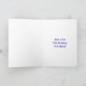 97e verjaardag: Vuurwerk Fun Pattern + Regenboog 9 Kaart (Binnen)