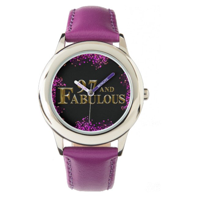 97ste verjaardag  horloge (Voorkant)