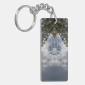 97Z Unique Colorful Abstract Nature Sleutelhanger (Voorkant Links)