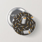 9845Sigarettenpatroon Ronde Button 5,7 Cm (Voorkant /achterkant)