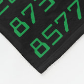 985 Cijfers van Pi Fleece Blanket Deken (Hoek)