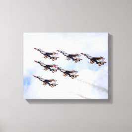 9871 gevechtsvliegtuigen canvas afdruk