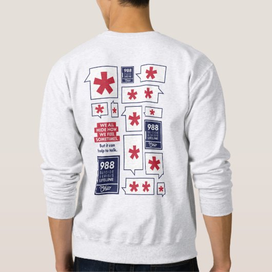 988 Crewneck Trui (Achterkant)