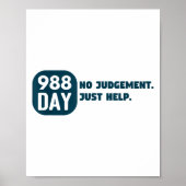 988 Dag - 8 september - Zelfmoordpreventie Awarene Poster (Voorkant)