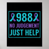 988 Dag - 8 september - Zelfmoordpreventie Awarene Poster (Voorkant)