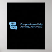 988 Day - Suprt Suicide Prevention 9_8 988 Day Poster (Voorkant)