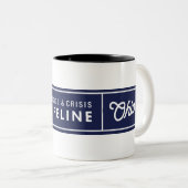 988 Horizontale Logo-Mok Tweekleurige Koffiemok (Voorkant rechts)