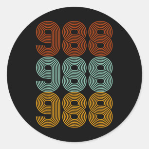 988 Mentaal bewustzijn bij zelfmoord: hotline prev Ronde Sticker