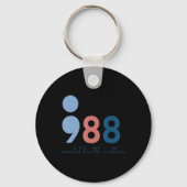 988 Mental Health S Suicide Prevention Aware Sleutelhanger (Voorkant)