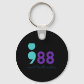 988 Mental Hralth S Suicide Prevention Aware Sleutelhanger (Voorkant)