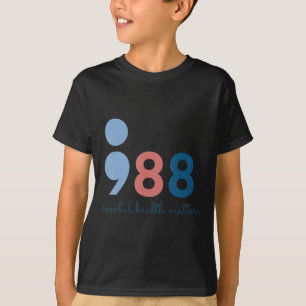 988 Psychische Problemen Zelfmoordpreventie Awar T-shirt