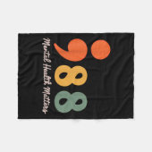 988 Semicolon Geestelijke Gezondheid S Zelfmoordpr Fleece Deken (Voorkant (Horizontaal))