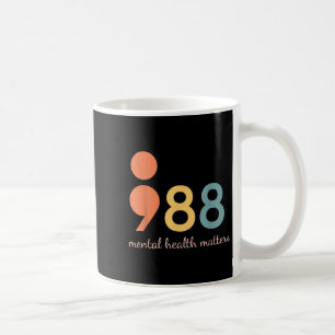 988 Semicolon Geestelijke Gezondheid S Zelfmoordpr Koffiemok