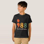 988 Semicolon Geestelijke Gezondheid S Zelfmoordpr T-shirt (Voorkant volledig)