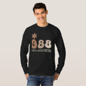 988 Semicolon Mental Health Matters Suicide Preven T-shirt (Voorkant volledig)