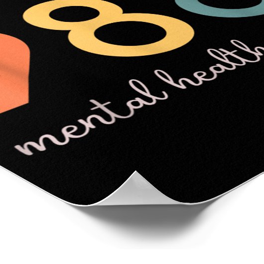 988 Semicolon Mental Health S Suicide Prevention Poster (Hoek)