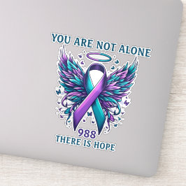 988 Suicide Prevention You Matter Ribbon Support  Sticker