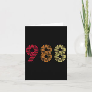 988 T-shirt Zelfmoordpreventie Meldpunt Gezondheid Kaart