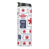 988 Thermische Tumbler Thermosbeker (Geroteerd rechts)