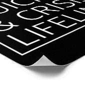 988 - Zelfmoordbewustzijn Crisis Lifeline 988 Poster (Hoek)