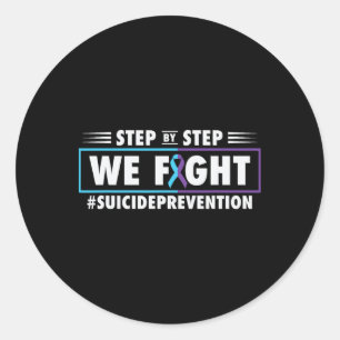 988 Zelfmoordpreventie Awareness Month Mental Heal Ronde Sticker