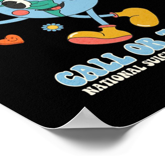 988 Zelfmoordpreventie Blijf morgen nodig Je Manne Poster (Hoek)