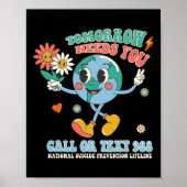 988 Zelfmoordpreventie Blijf morgen nodig Je Manne Poster (Voorkant)