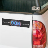 988 Zelfmoordpreventie Bumpersticker - B (Op Truck)