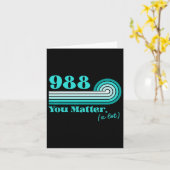 988 Zelfmoordpreventie Mentale Gezondheidsvoorlich Kaart (Gele Bloem)