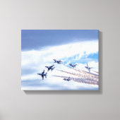 9895 gevechtsvliegtuigen canvas afdruk (Voorkant)